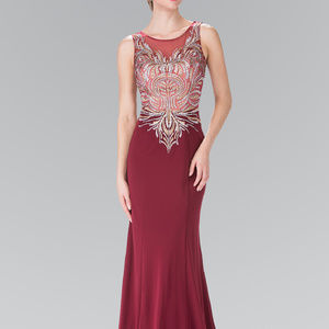 Embroidered Long Prom Dress GL2323